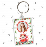 Акриловый брелок (прямоугольник), 40х56 мм