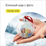 Шар с фотовставкой
