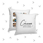 Подушка 40X40 двухсторонняя